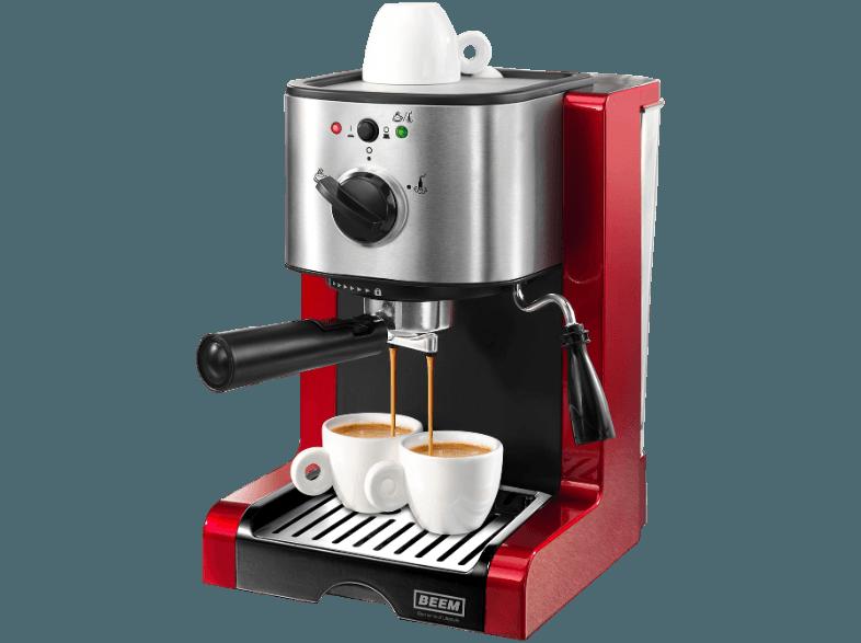 BEEM D2000.615 Espresso Perfect Crema Plus Espressomaschine (, 1.5 Liter, Brilliantrot), BEEM, D2000.615, Espresso, Perfect, Crema, Plus, Espressomaschine, , 1.5, Liter, Brilliantrot,