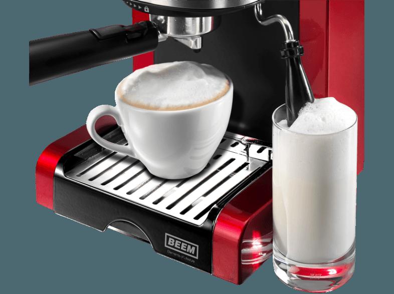 BEEM D2000.615 Espresso Perfect Crema Plus Espressomaschine (, 1.5 Liter, Brilliantrot)