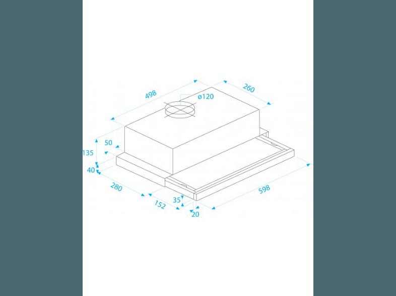 BEKO DT 312 I Dunstabzugshaube (300 mm tief)