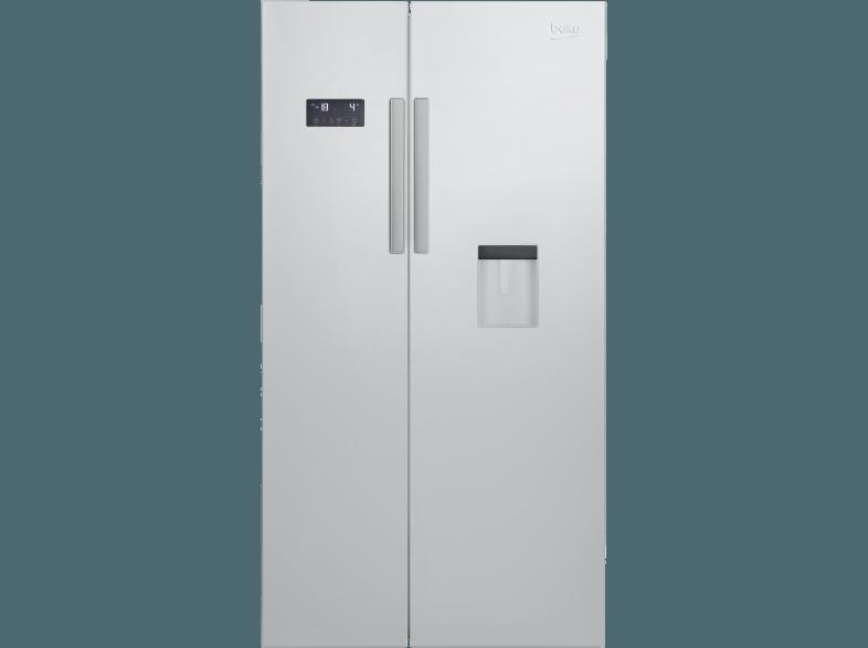 BEKO GN 163221 S Side-by-Side (484 kWh/Jahr, A , 1820 mm hoch, Silber)