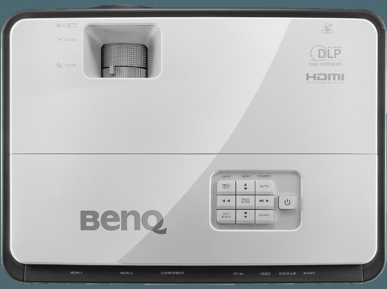 BENQ W750 Beamer (HD-ready, 3D, 2.500 ANSI Lumen, DLP BrilliantColor), BENQ, W750, Beamer, HD-ready, 3D, 2.500, ANSI, Lumen, DLP, BrilliantColor,