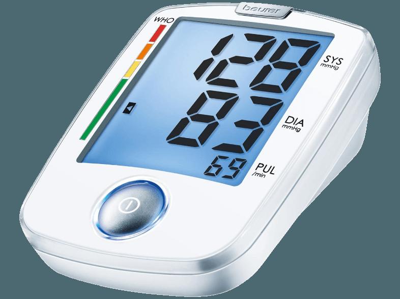 BEURER 655.01 BM 44 Oszillometrisch, nicht invasive Blutdruckmessung am Oberarm
