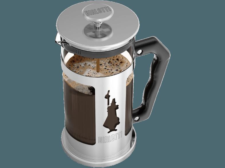 BIALETTI 3160 French Press Preziosa Kaffeebereiter Silber