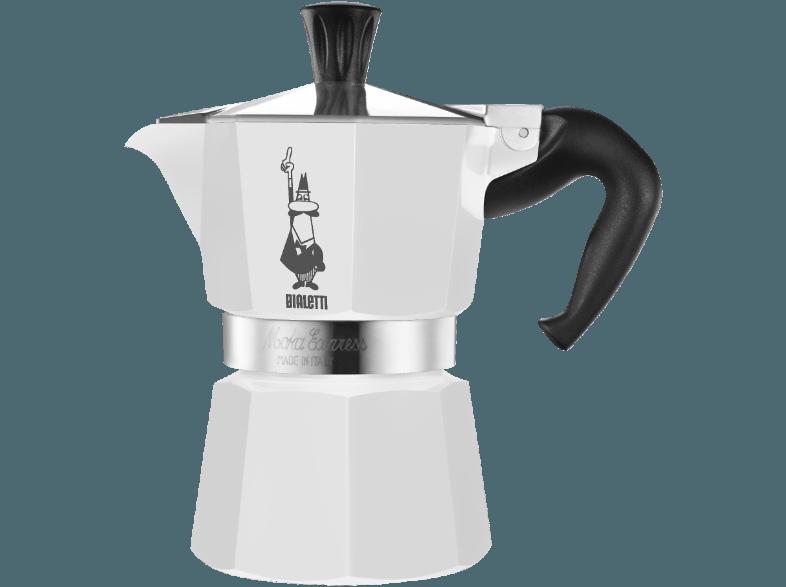 BIALETTI 3741 Moka Express Espressokocher Weiß, BIALETTI, 3741, Moka, Express, Espressokocher, Weiß