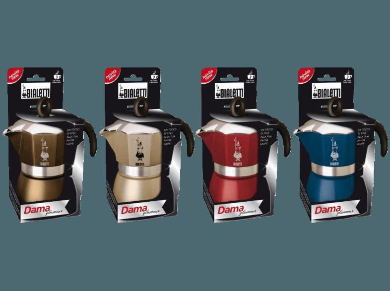 BIALETTI 3982 Dama Glamour Espressokocher Pearl