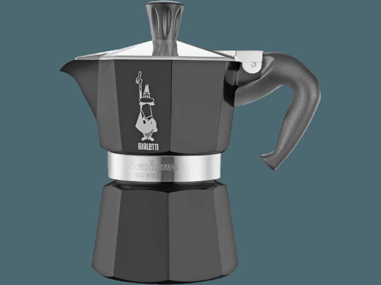 BIALETTI Moka Express 3-tlg. Espressokocher Schwarz, BIALETTI, Moka, Express, 3-tlg., Espressokocher, Schwarz