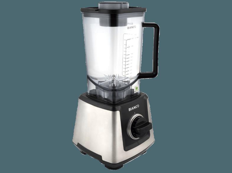 BIANCO PRI-BK Primo Standmixer Schwarz/Edelstahl (1200 Watt, 1.5 l)