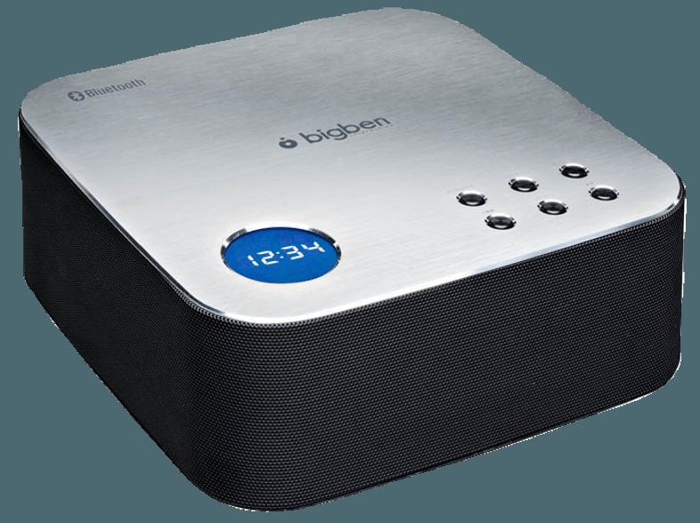 BIGBEN BT 04 Uhrenradio Silber