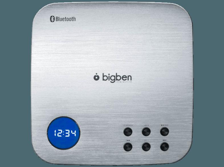 BIGBEN BT 04 Uhrenradio Silber, BIGBEN, BT, 04, Uhrenradio, Silber