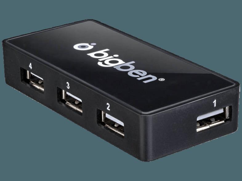 BIGBEN USB Multi-Hub 4-fach, BIGBEN, USB, Multi-Hub, 4-fach