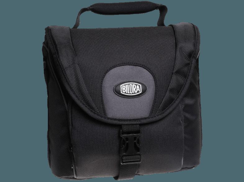 BILORA 4053-3 Ural Square Tasche für DSLR-, System- und Kompaktkameras (Farbe: Schwarz)