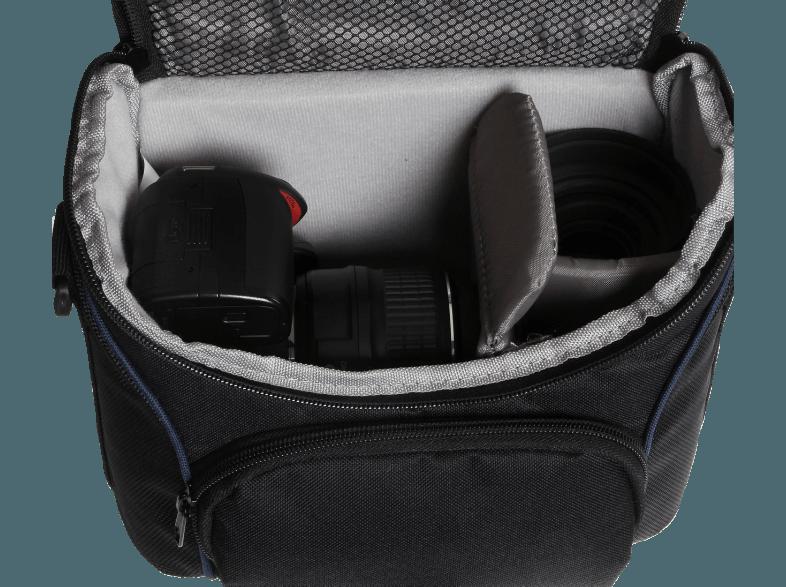 BILORA 4053-3 Ural Square Tasche für DSLR-, System- und Kompaktkameras (Farbe: Schwarz)