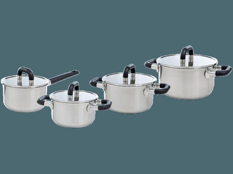 BK COOKWARE B5810.004 Reflex 4-tlg. Kochtopf-Set-4-teilig (18/10 Edelstahl, Glas), BK, COOKWARE, B5810.004, Reflex, 4-tlg., Kochtopf-Set-4-teilig, 18/10, Edelstahl, Glas,