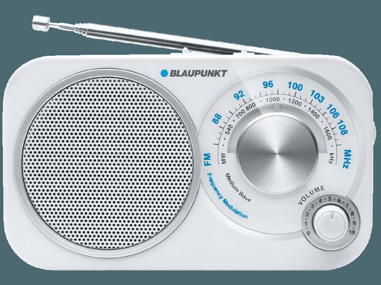 BLAUPUNKT BA-209  (Analog Tuner, FM, MW, Weiß)