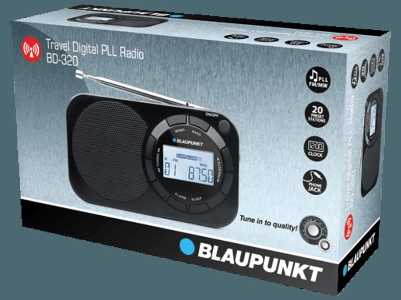 BLAUPUNKT BD-320  (Digital, UKW, MW, Schwarz), BLAUPUNKT, BD-320, , Digital, UKW, MW, Schwarz,