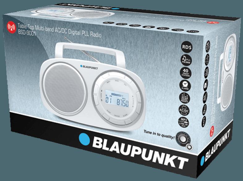 BLAUPUNKT BSD-9001  (PLL Tuner, FM, MW, LW, SW, Weiß)