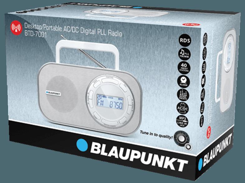 BLAUPUNKT BTD-7001  (PLL Tuner, FM, MW, Weiß)