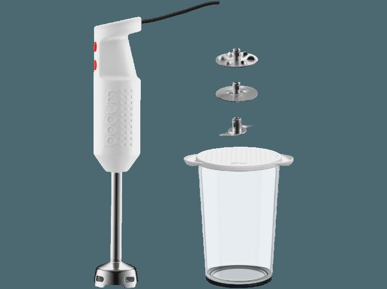 BODUM K11179-913 Bistro Set Handmixer Weiß (200 Watt)