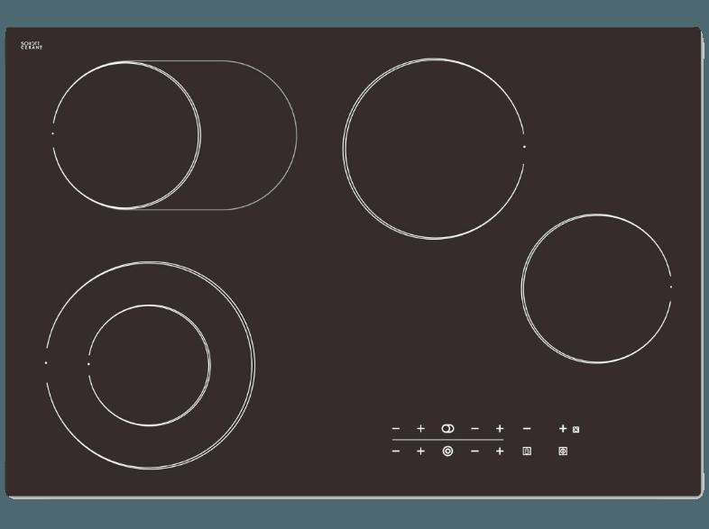 BOMANN EBK 958 Elektro-Kochfeld (770 mm breit, 4 Kochfelder)