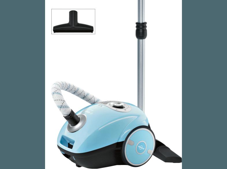 BOSCH BGL 35 Mon 2 (Bodenstaubsauger, Hochleistungs-Hygienefilter, A, Blau)