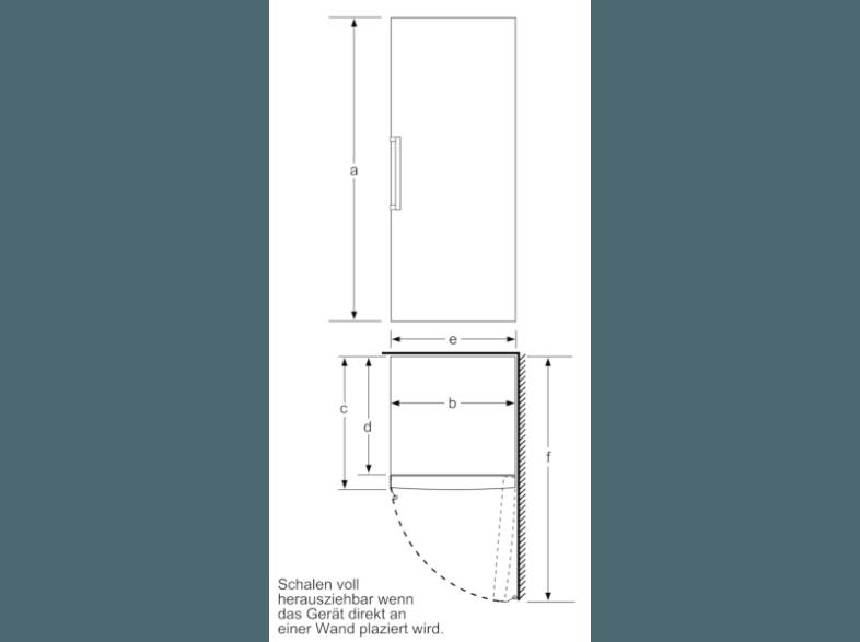 BOSCH GSN51AW41 Gefrierschrank (174 kWh/Jahr, A   , 1610 mm hoch)