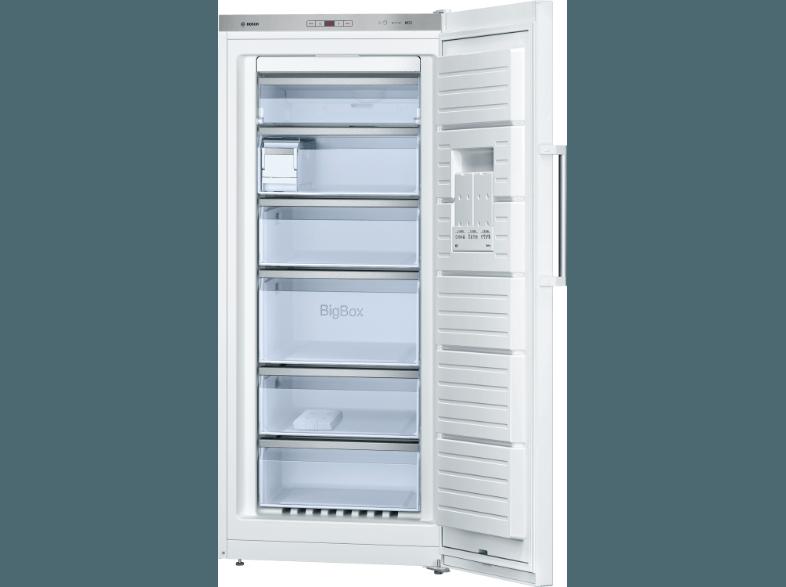 BOSCH GSN51AW41 Gefrierschrank (174 kWh/Jahr, A   , 1610 mm hoch), BOSCH, GSN51AW41, Gefrierschrank, 174, kWh/Jahr, A, , 1610, mm, hoch,