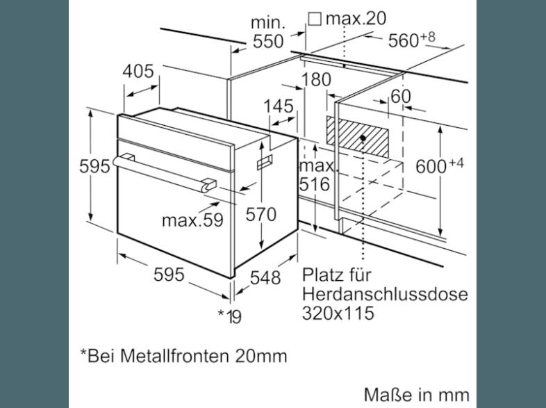 BOSCH HND12PS50 Einbauherdset (Elektro-Kochfeld, A, 67 Liter/Jahr), BOSCH, HND12PS50, Einbauherdset, Elektro-Kochfeld, A, 67, Liter/Jahr,