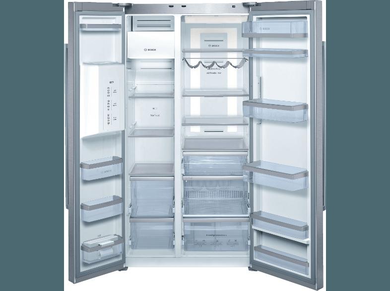 BOSCH KAD62P91 Side-by-Side (463 kWh/Jahr, A , 1756 mm hoch, Edelstahl)