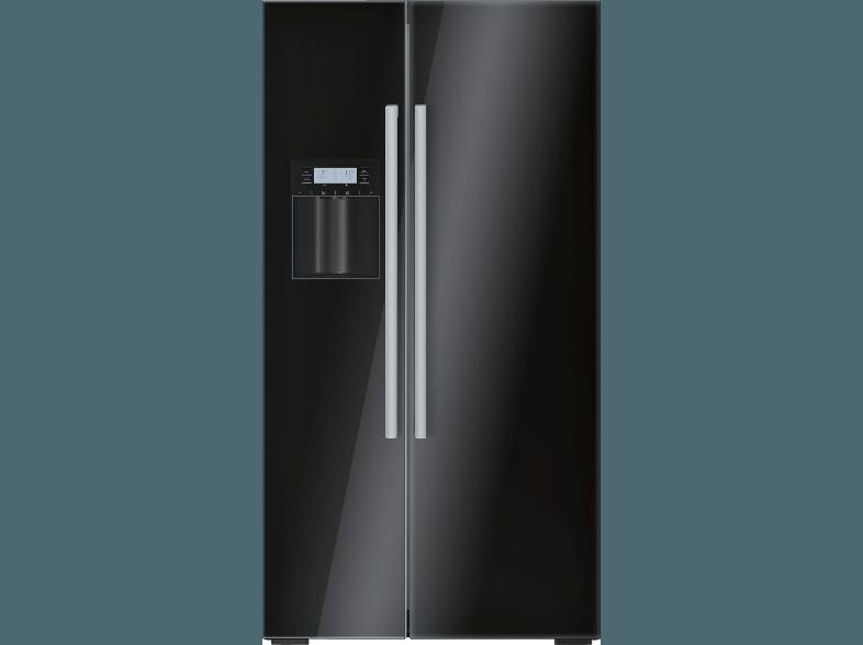 BOSCH KAD62S51 Side-by-Side (463 kWh/Jahr, A , 1756 mm hoch, Schwarz/Silber)