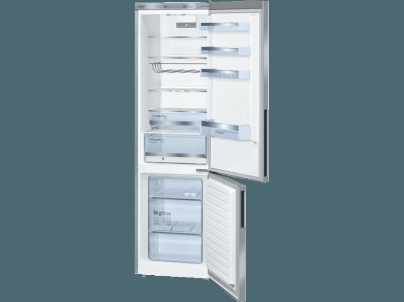 BOSCH KGE39DL40 Kühlgefrierkombination (156 kWh/Jahr, A   , 2010 mm hoch, Inox Look)