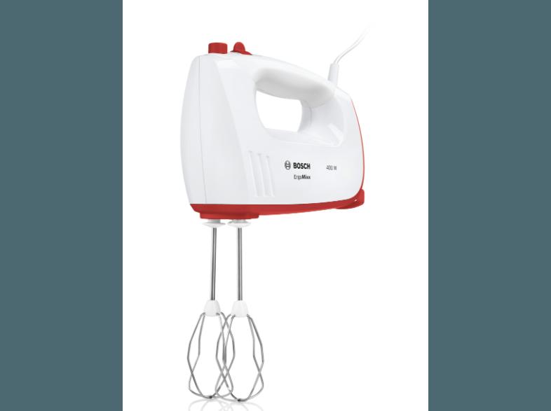 BOSCH MFQ 36300 Handmixer 400 Watt Weiß/Rot, BOSCH, MFQ, 36300, Handmixer, 400, Watt, Weiß/Rot