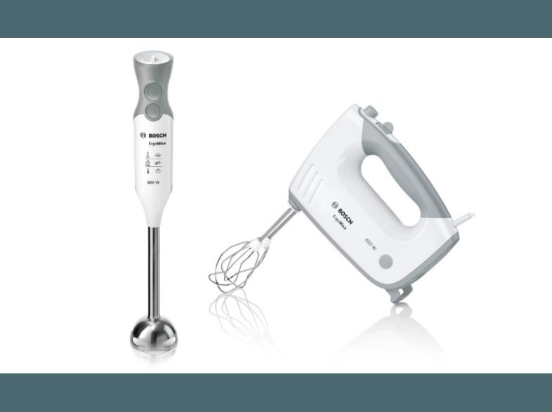 BOSCH MFQ 36470 Handmixer 450 Watt Weiß/Grau, BOSCH, MFQ, 36470, Handmixer, 450, Watt, Weiß/Grau