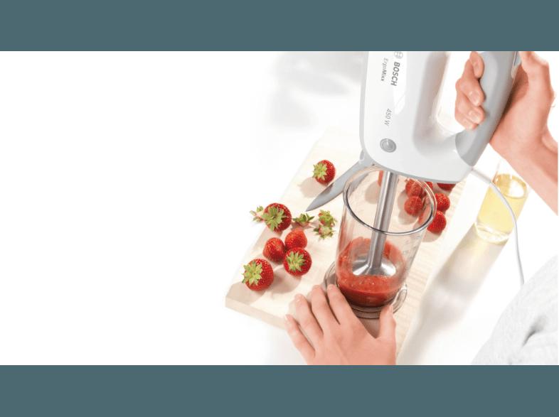 BOSCH MFQ 36470 Handmixer 450 Watt Weiß/Grau, BOSCH, MFQ, 36470, Handmixer, 450, Watt, Weiß/Grau