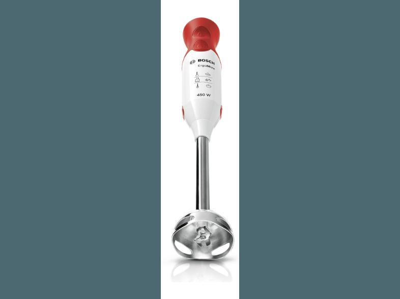 BOSCH MSM 64110 Stabmixer Weiß/Rot (450 Watt)