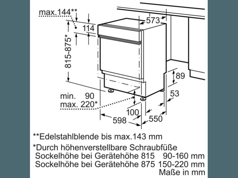 BOSCH SMI65N45EU Geschirrspüler (A  , 598 mm breit, 44 dB (A), Edelstahl)