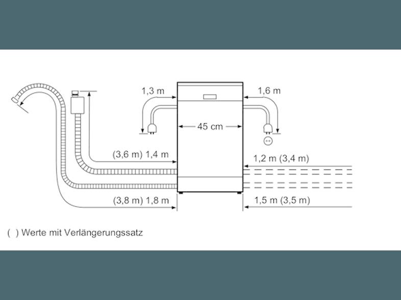 BOSCH SPU69T45EU Geschirrspüler (A  , 448 mm breit, 44 dB (A), Edelstahl)