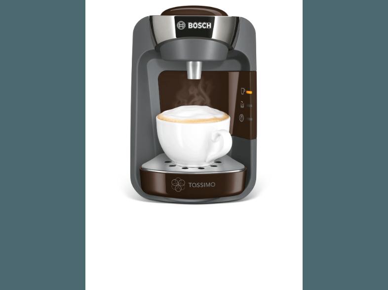 BOSCH TAS 3207 Kapselautomat (0.8 Liter, Braun/Anthrazit)