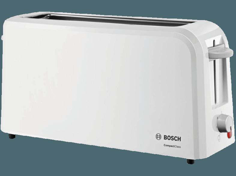 BOSCH TAT 3A 001 Toaster Hellgrau (980 Watt, Schlitze: 1 Schlitz passend für1 lange Brotscheibe oder 2 Scheiben Toast), BOSCH, TAT, 3A, 001, Toaster, Hellgrau, 980, Watt, Schlitze:, 1, Schlitz, passend, für1, lange, Brotscheibe, oder, 2, Scheiben, Toast,