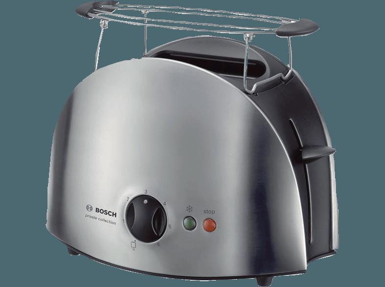 BOSCH TAT 6901 Toaster Edelstahl/Schwarz (900 Watt, Schlitze: 2)