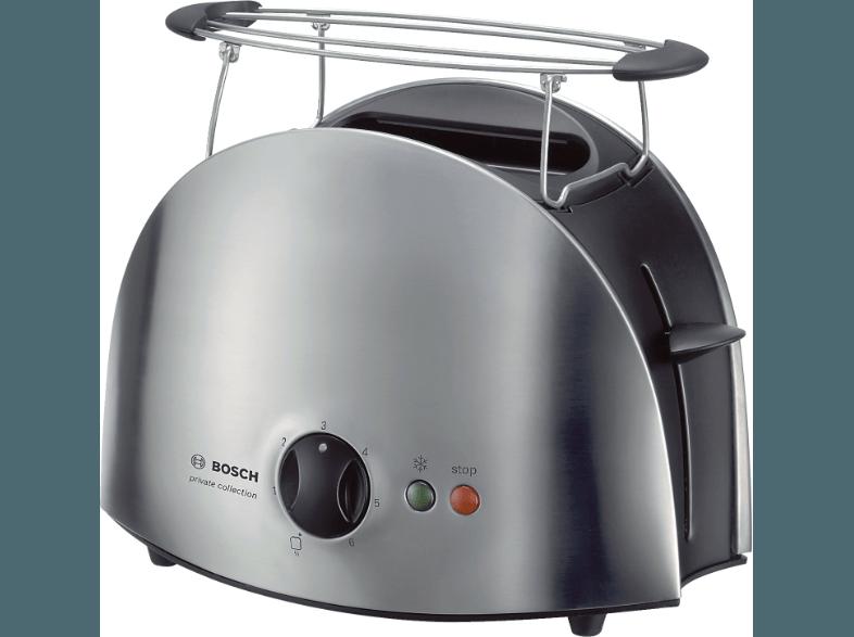 BOSCH TAT 6901 Toaster Edelstahl/Schwarz (900 Watt, Schlitze: 2), BOSCH, TAT, 6901, Toaster, Edelstahl/Schwarz, 900, Watt, Schlitze:, 2,