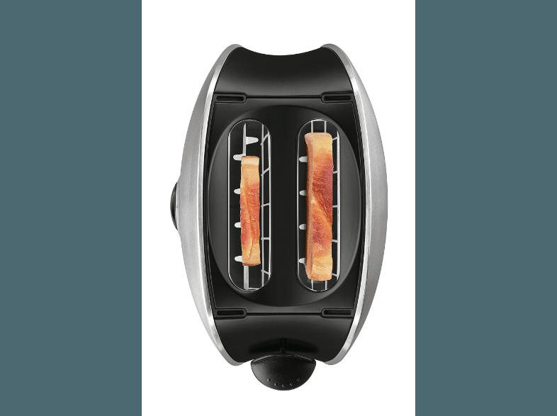 BOSCH TAT 6901 Toaster Edelstahl/Schwarz (900 Watt, Schlitze: 2)