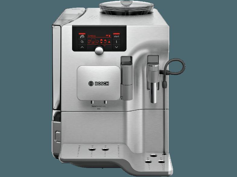 BOSCH TES80353 VeroSelection 300 Espressomaschine (Keramikmahlwerk, 2.4 Liter, Edelstahl/Grau hochglanz)