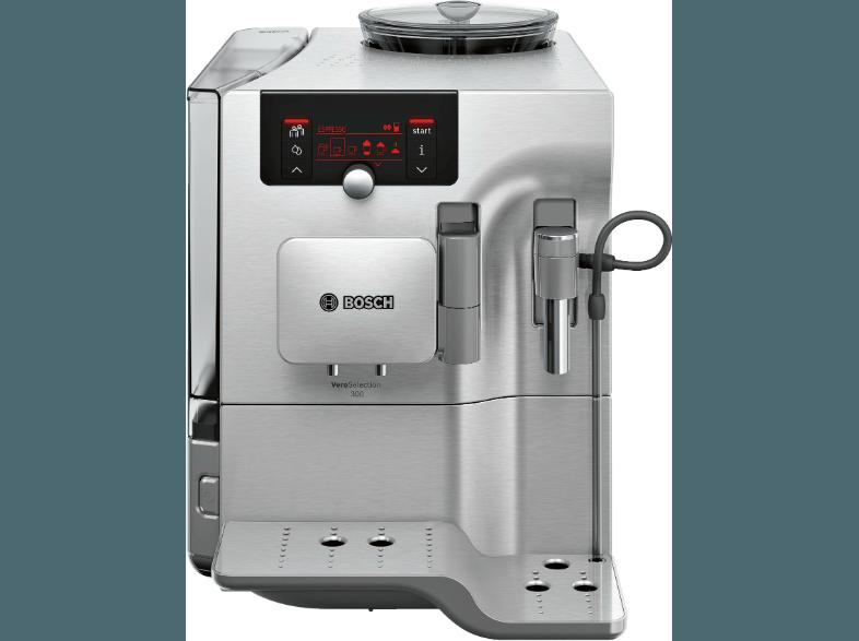 BOSCH TES80353 VeroSelection 300 Espressomaschine (Keramikmahlwerk, 2.4 Liter, Edelstahl/Grau hochglanz)