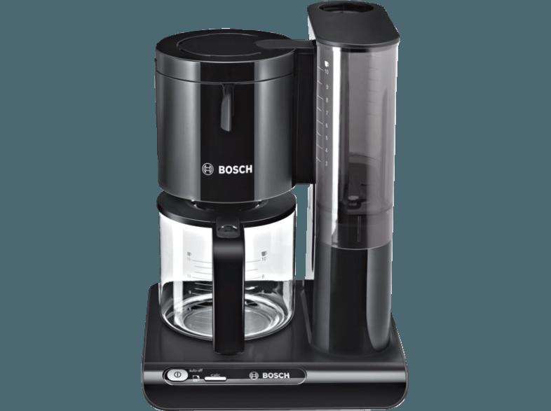 BOSCH TKA 8013 Kaffeemaschine Schwarz (Glaskanne, Volume Automatic für optimales Kaffeearoma, auch bei kleinen Brühmengen), BOSCH, TKA, 8013, Kaffeemaschine, Schwarz, Glaskanne, Volume, Automatic, optimales, Kaffeearoma, auch, kleinen, Brühmengen,