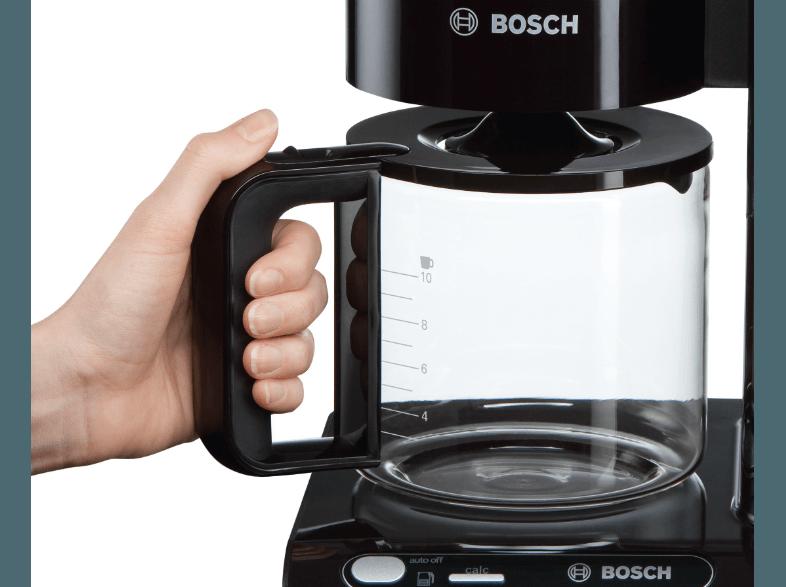 BOSCH TKA 8013 Kaffeemaschine Schwarz (Glaskanne, Volume Automatic für optimales Kaffeearoma, auch bei kleinen Brühmengen), BOSCH, TKA, 8013, Kaffeemaschine, Schwarz, Glaskanne, Volume, Automatic, optimales, Kaffeearoma, auch, kleinen, Brühmengen,