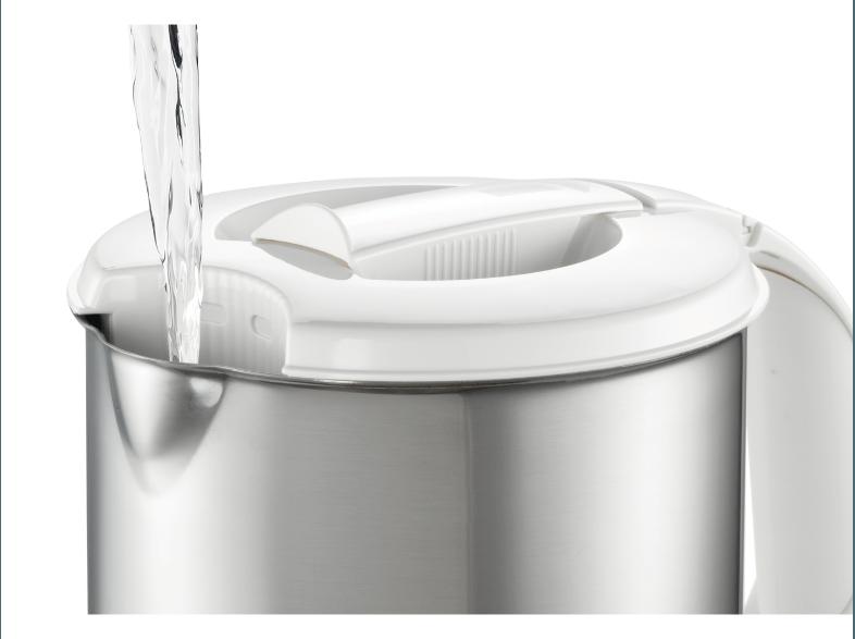 BOSCH TWK 1201 N Wasserkocher Weiß (1800 Watt, 1.7 Liter)