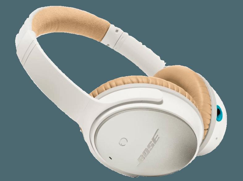 BOSE Quiet Comfort 25 Kopfhörer Weiß/Braun