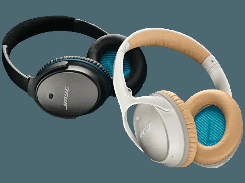 BOSE Quiet Comfort 25 Kopfhörer Weiß/Braun