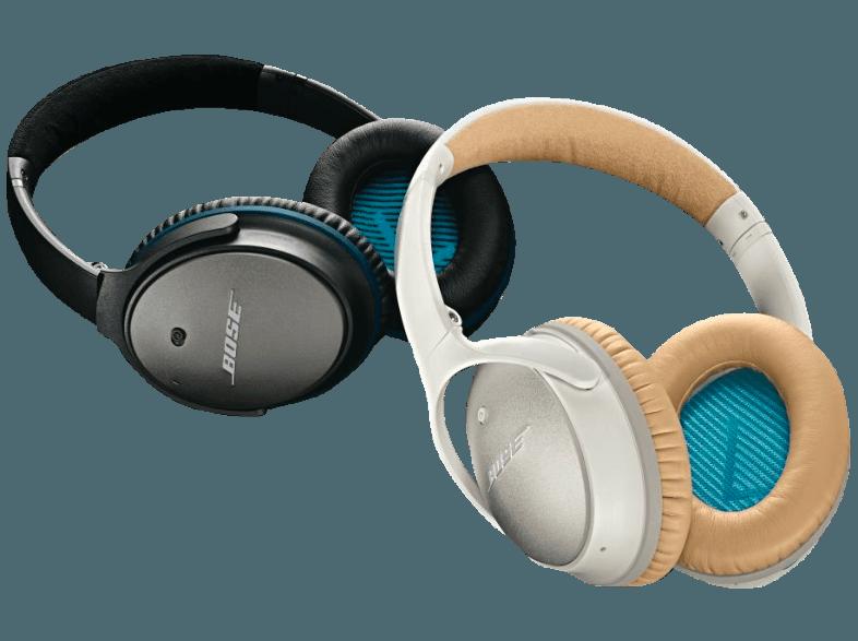 BOSE Quiet Comfort 25 Kopfhörer Weiß/Braun