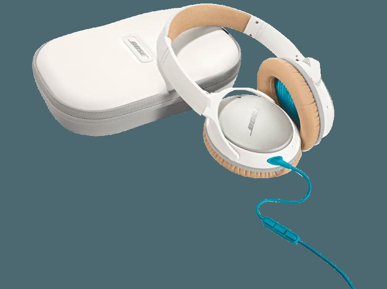 BOSE Quiet Comfort 25 Kopfhörer Weiß/Braun